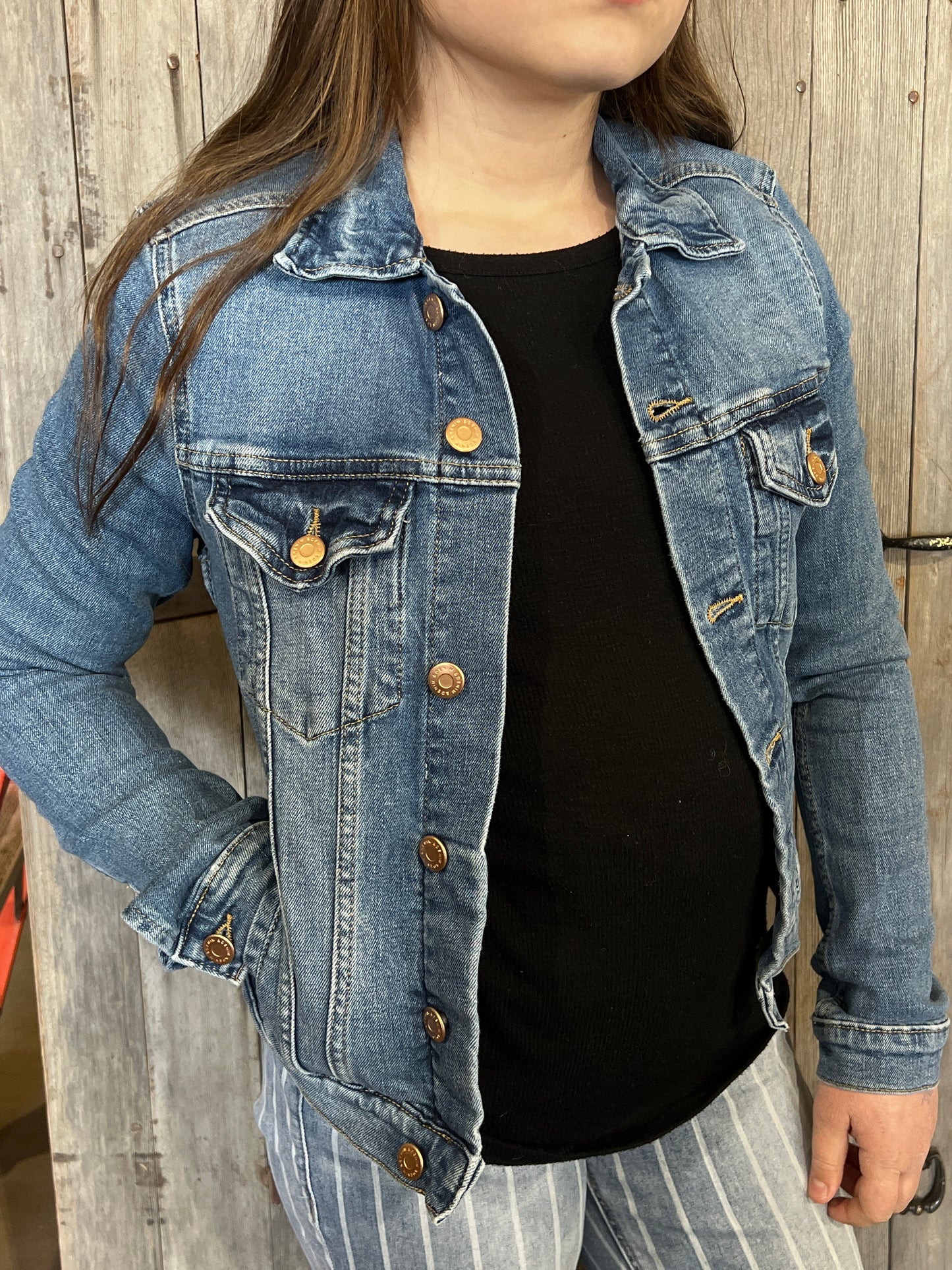Youth American Cowgirl LOVE Jean jacket