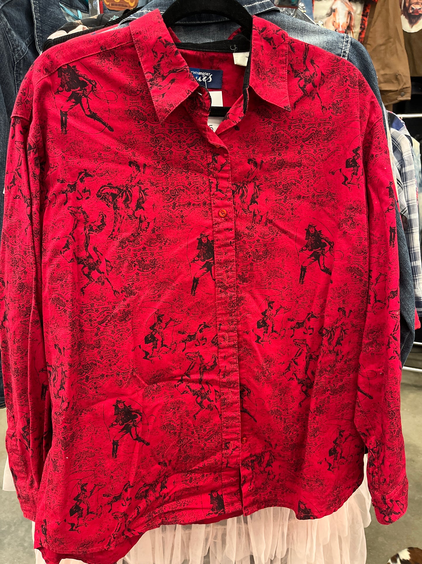 Rodeo Girl NFR button up