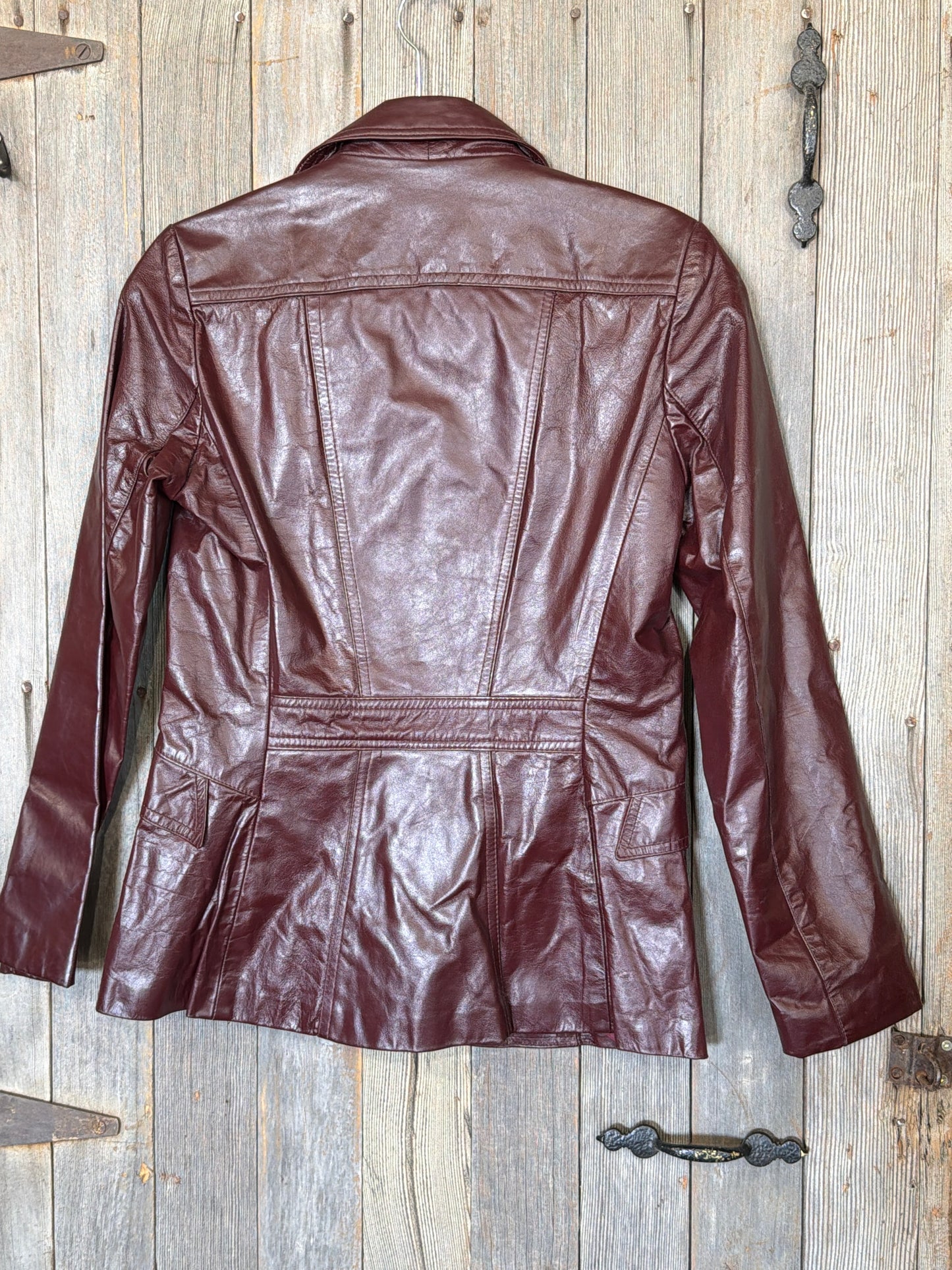 Vintage Leather Blazer modern size Small