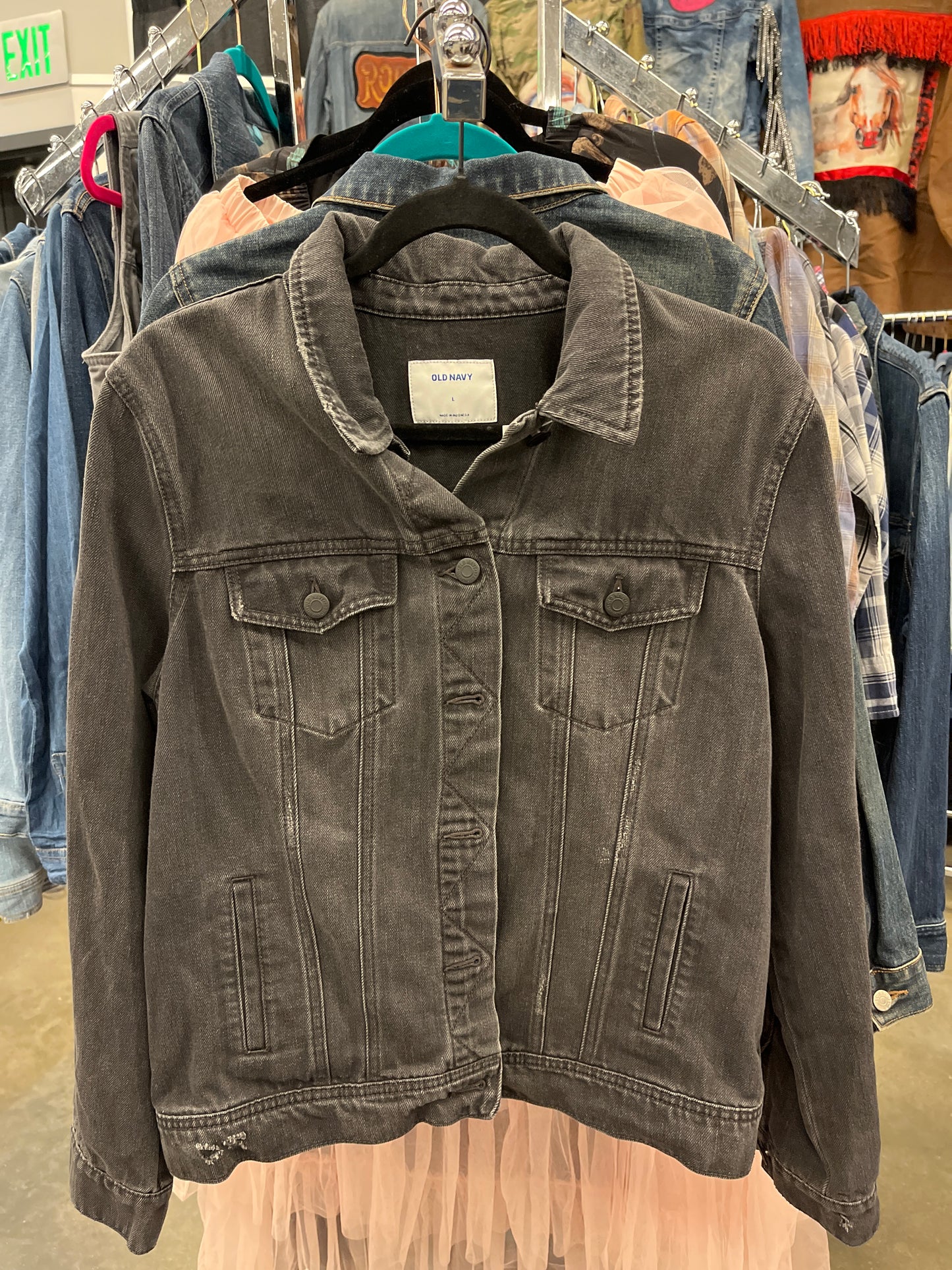 Distressed Black Folsom Prison