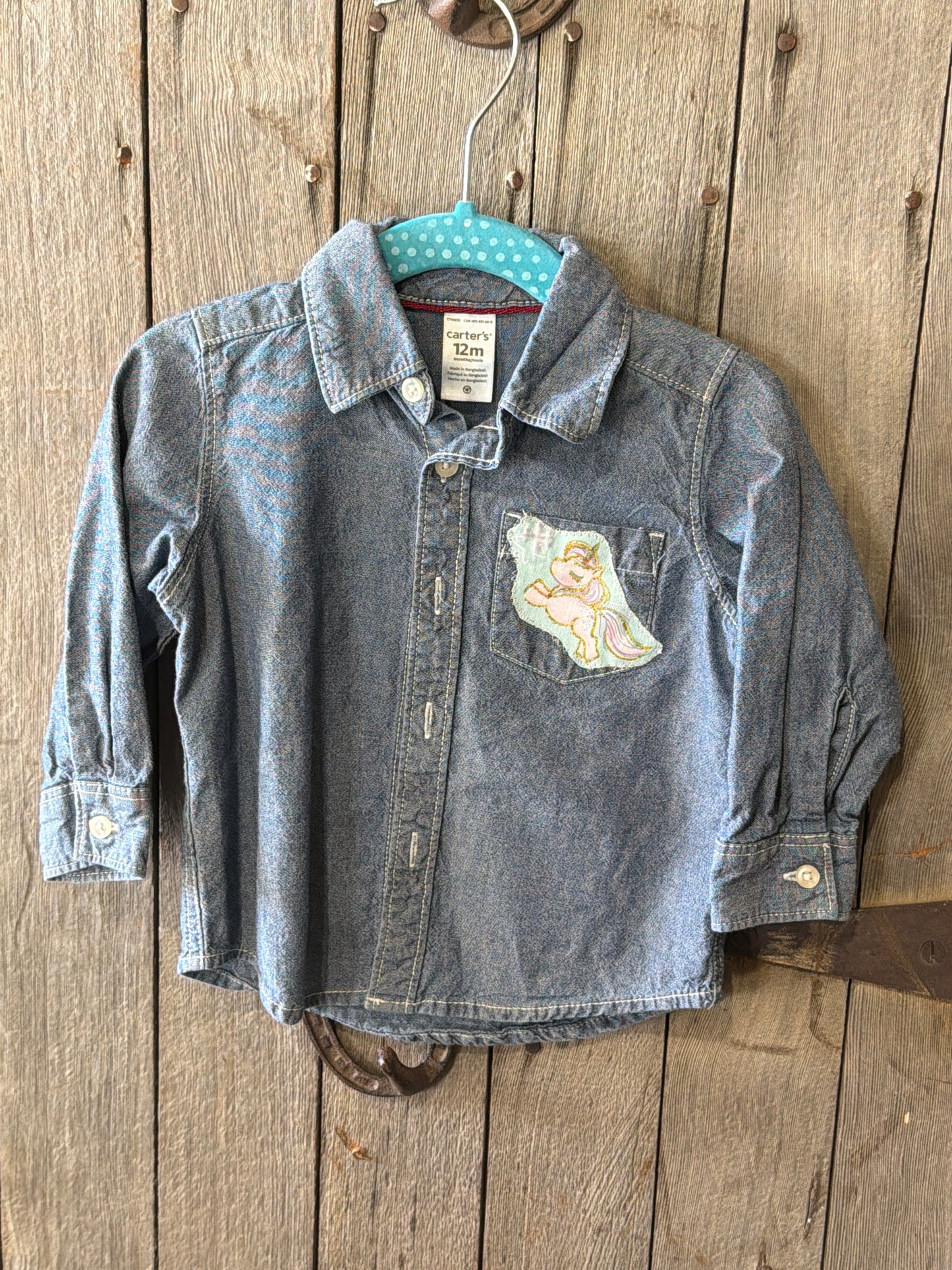 Little Pony Carters 12 month button up