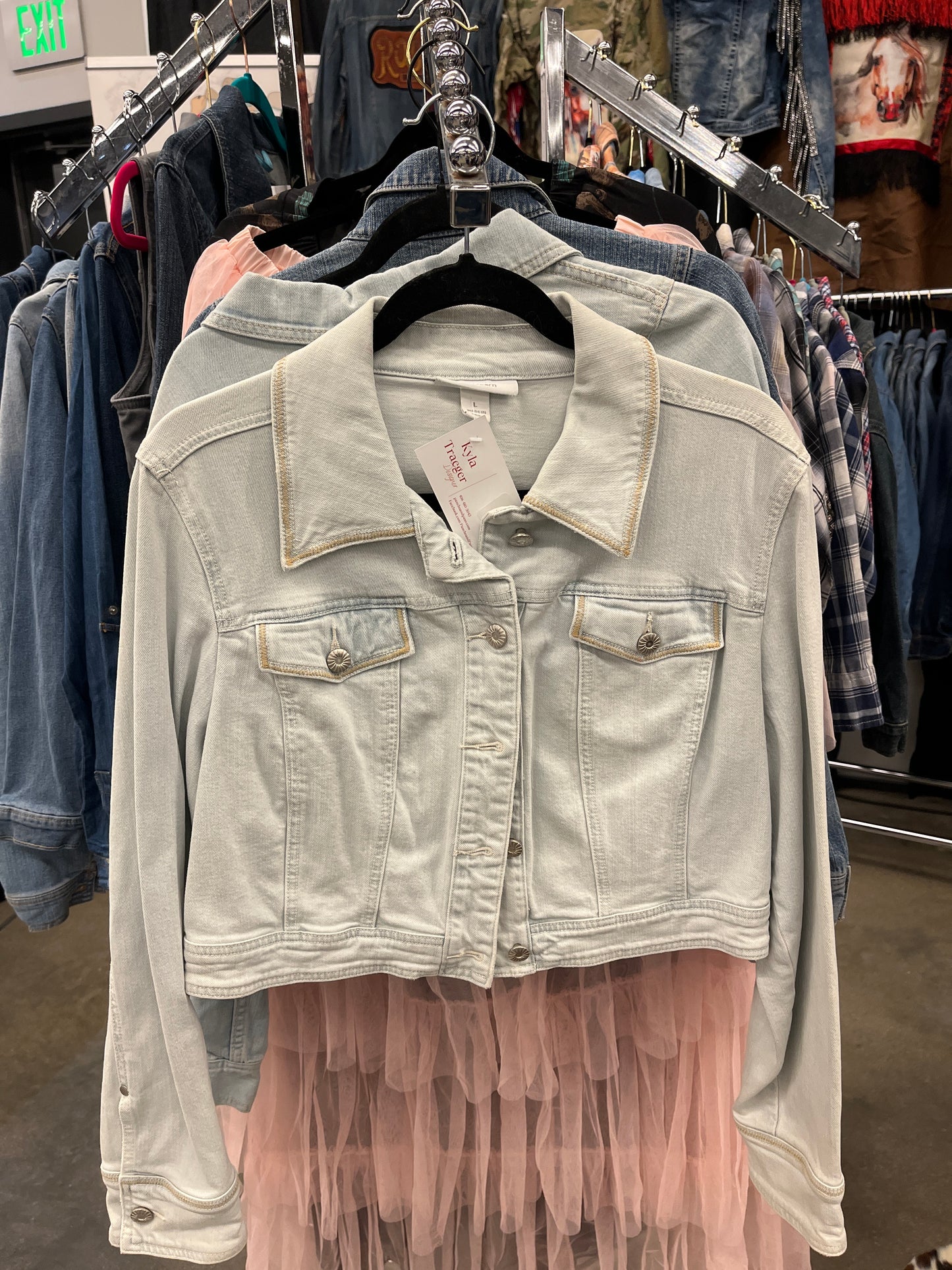 Satin Tan Rodeo Patch