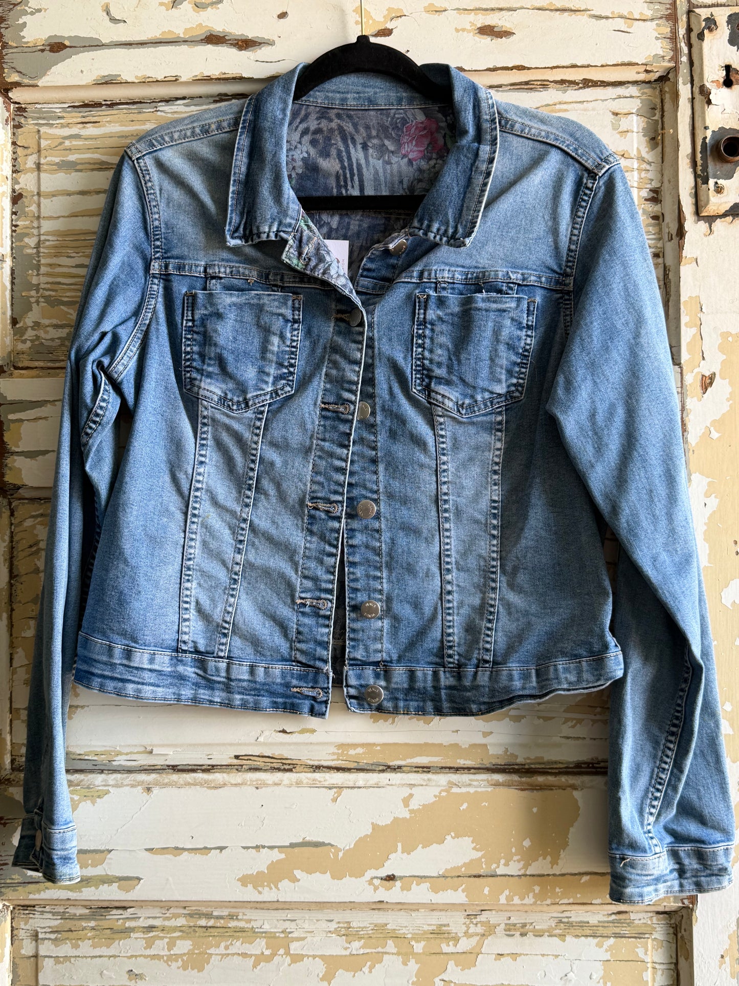 Stars and Paisley Bandana Corners Jacket - M