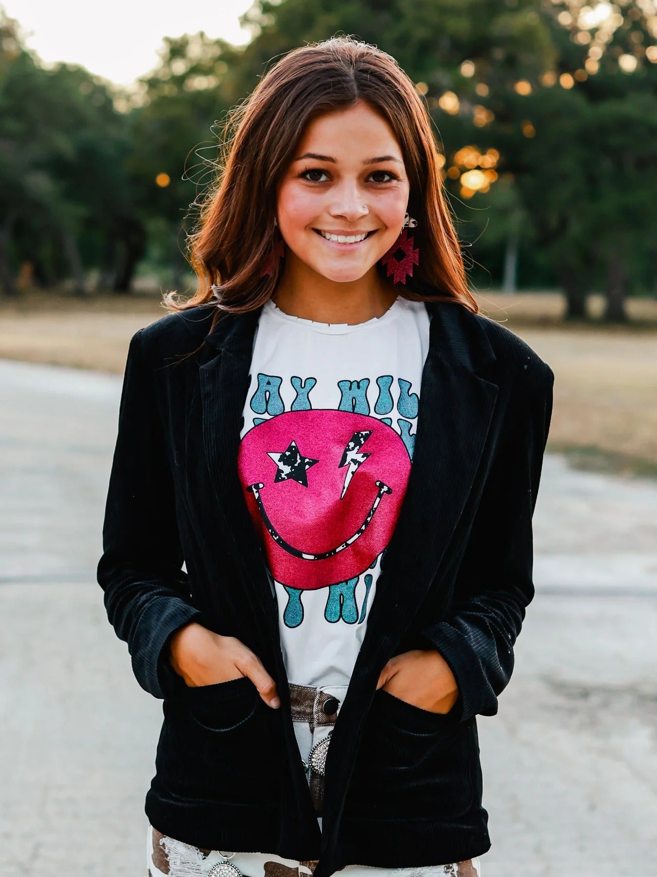 Velvet Corduroy Style Blazer