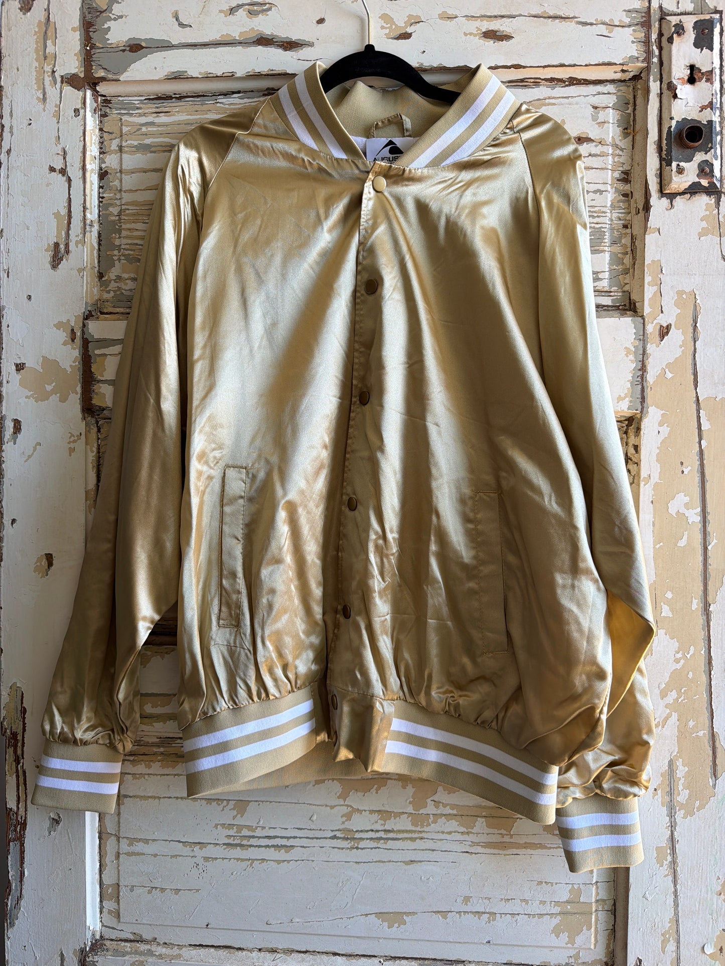 Gold Bomber Jacket