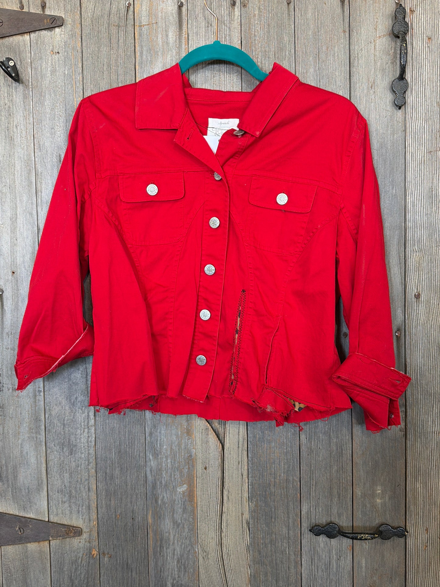 Wild West Crop Shirt Jacket M