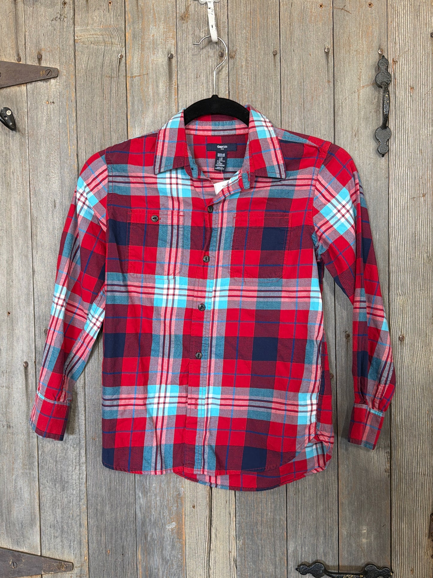 Youth M Gap Kids Button Up America 250 Calf Head