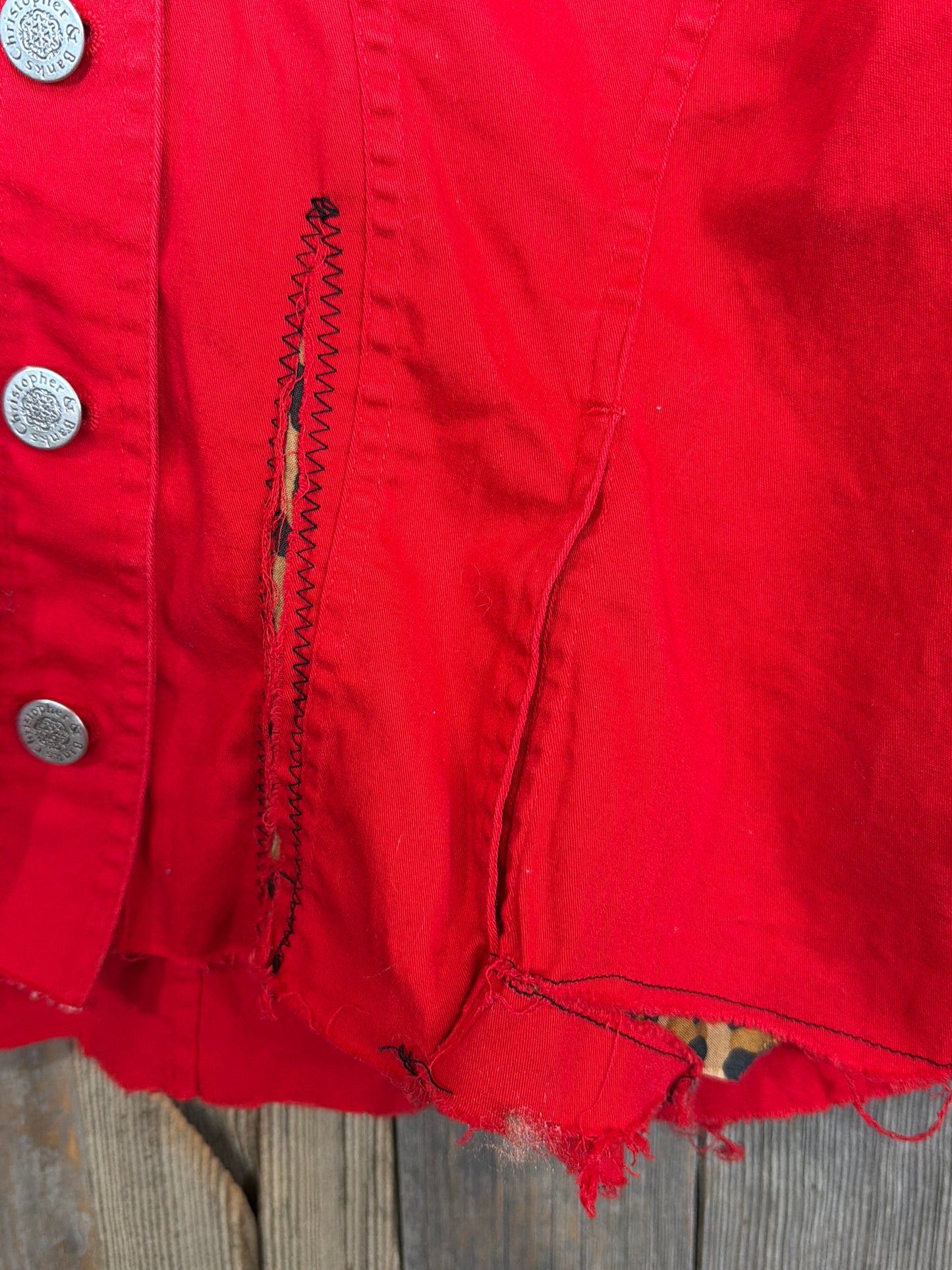 Wild West Crop Shirt Jacket M