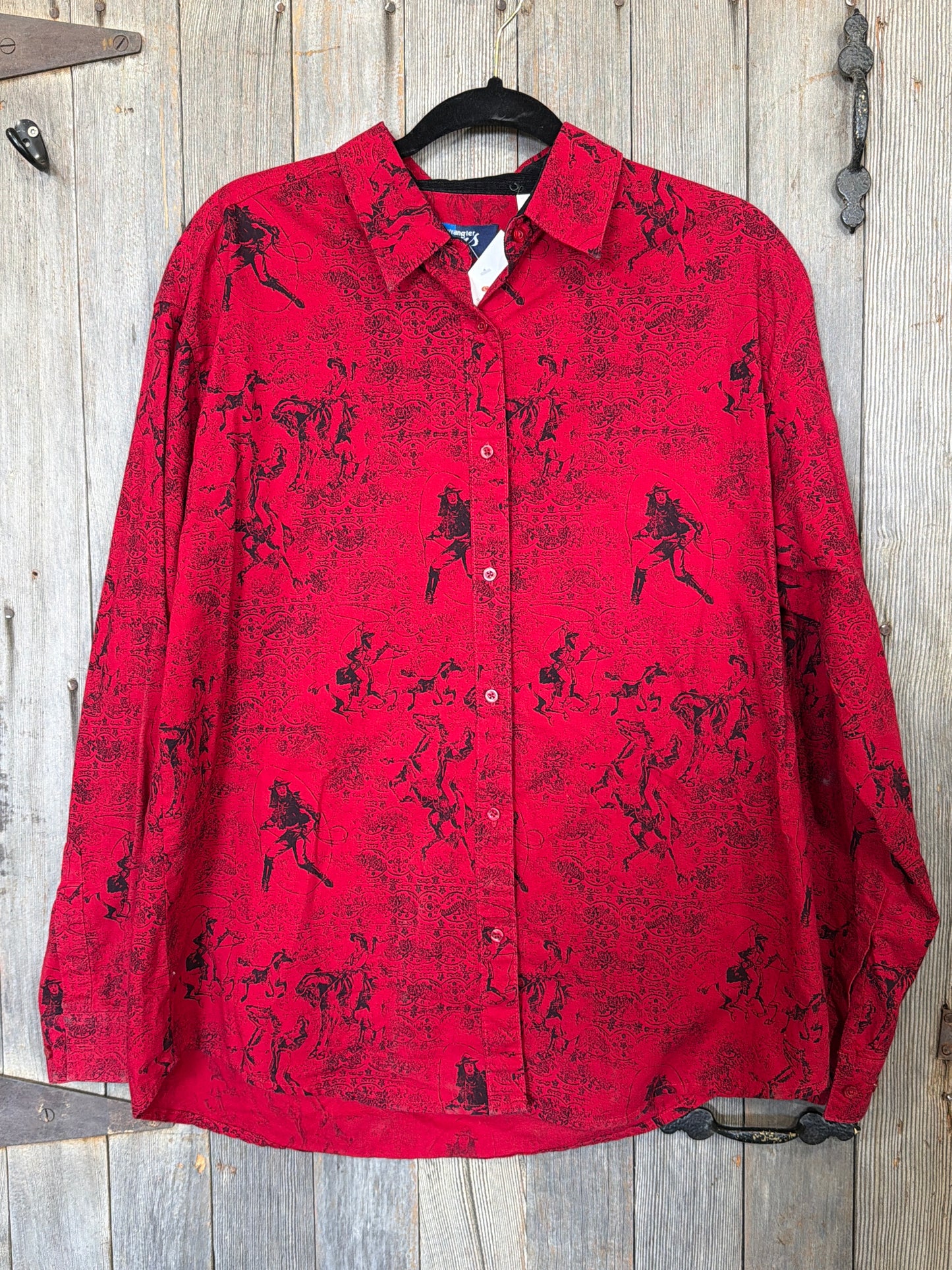 Wrangler Blues National Finals Rodeo Newsprint Large