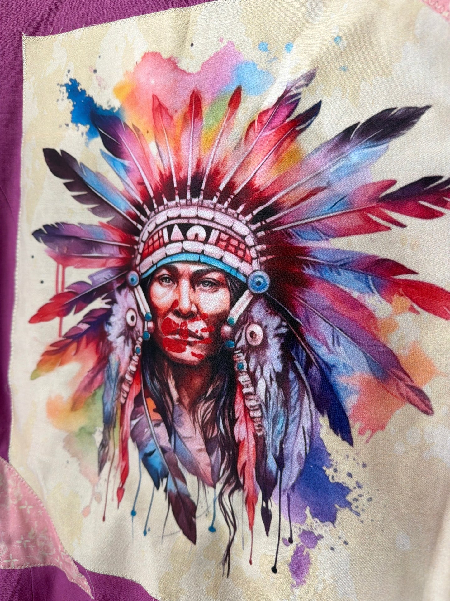 MMIW Watercolor Handprint Chief Blazer L