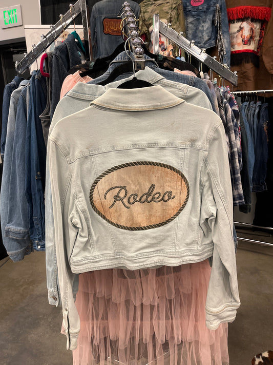 Satin Tan Rodeo Patch