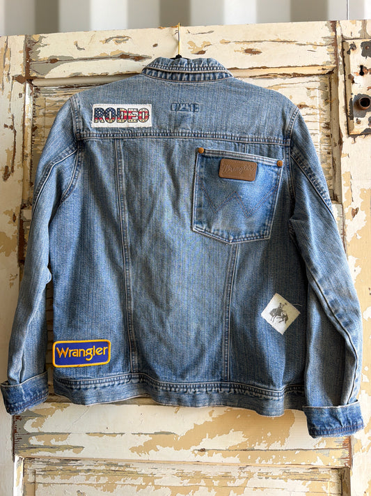 Rodeo Wrangler Patch Jacket -L