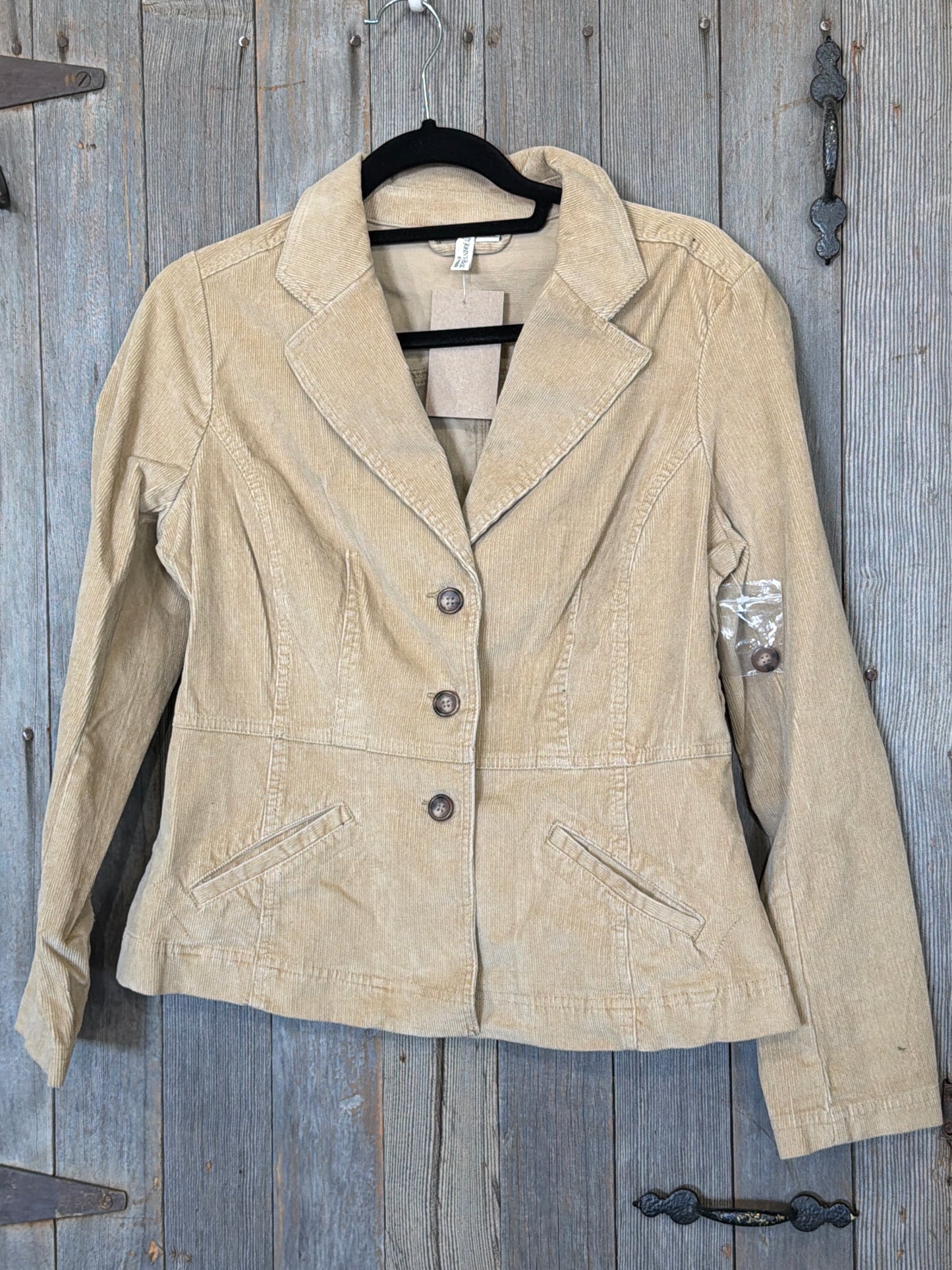 St John’s Bay tan corduroy blazer Medium