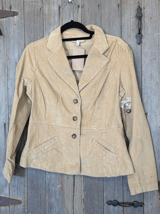 St John’s Bay tan corduroy blazer Medium