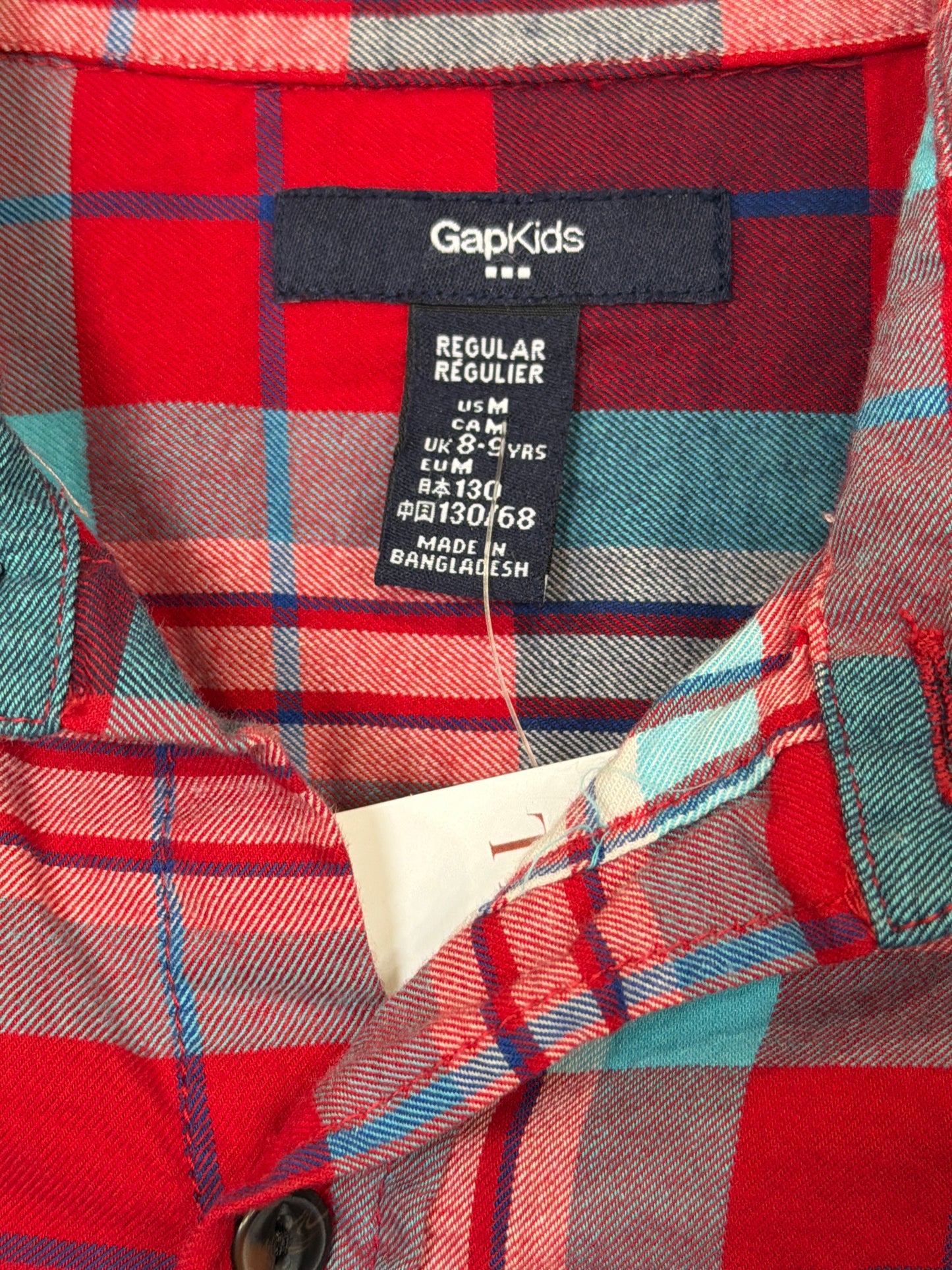 Youth M Gap Kids Button Up America 250 Calf Head