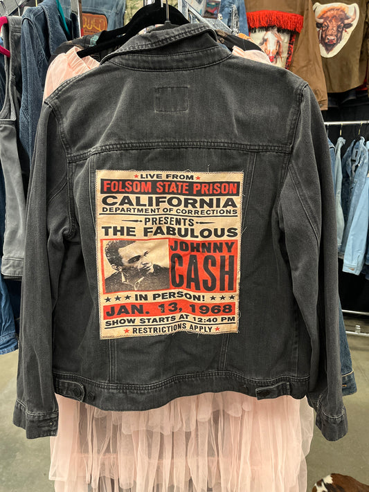 Distressed Black Folsom Prison