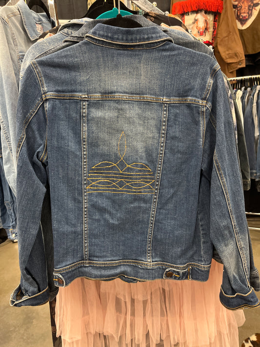 Denim Boot Stitch