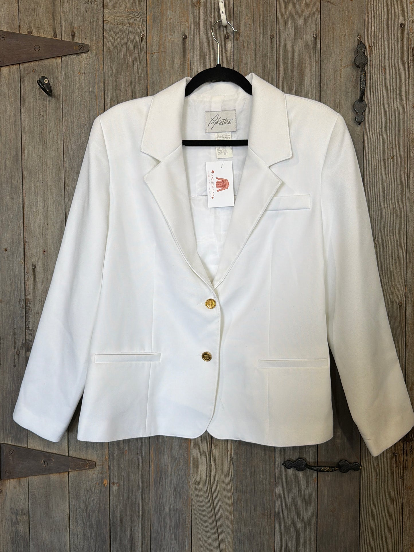 White Trophy Wife Blazer M/L