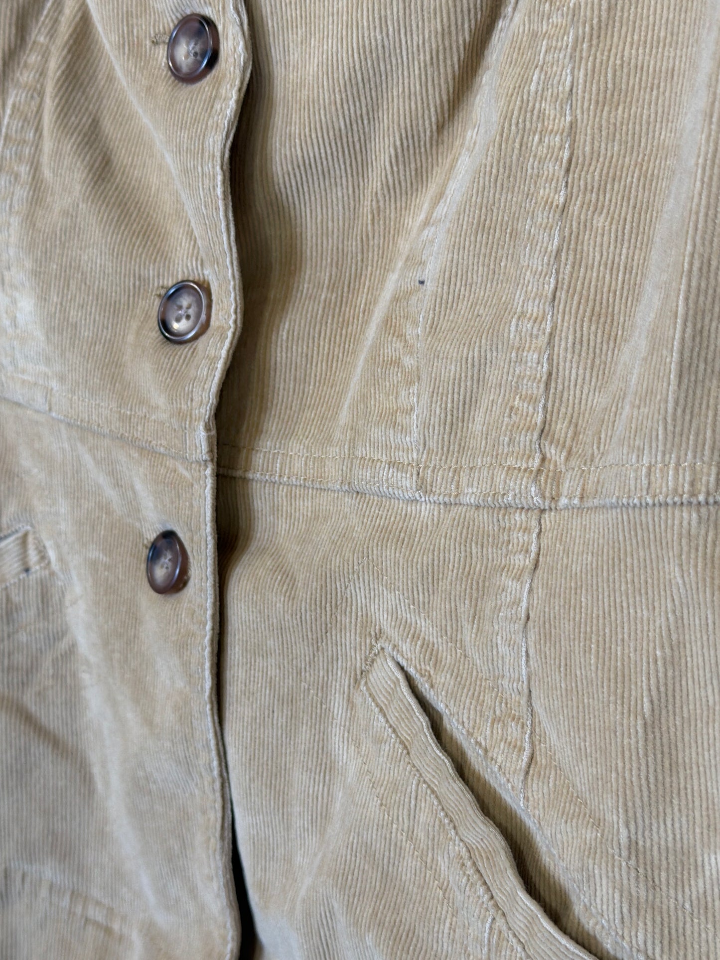 St John’s Bay tan corduroy blazer Medium