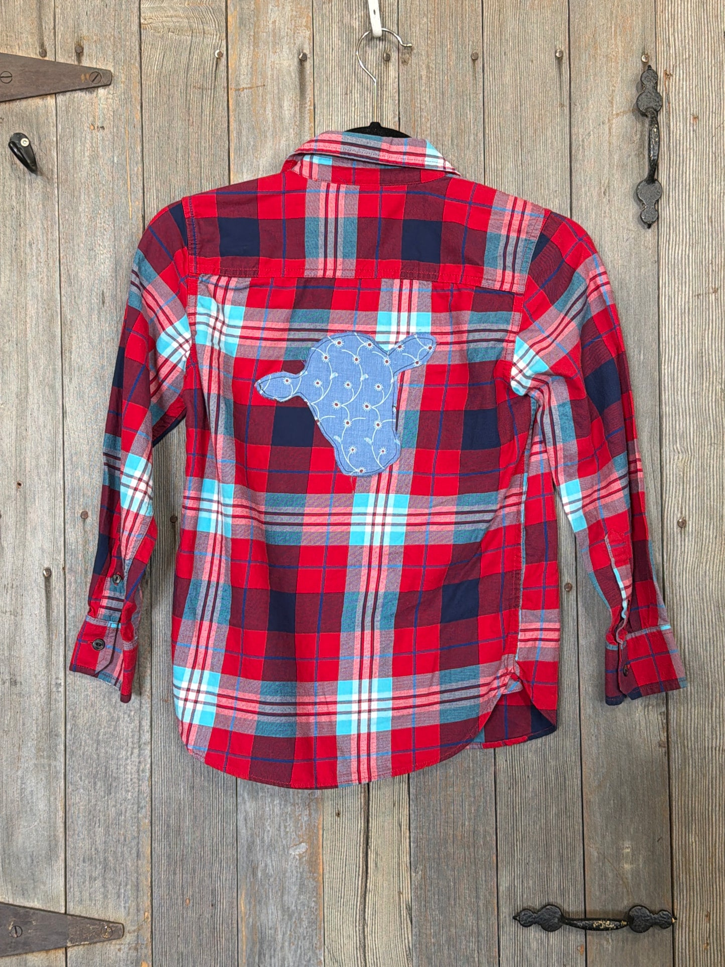 Youth M Gap Kids Button Up America 250 Calf Head