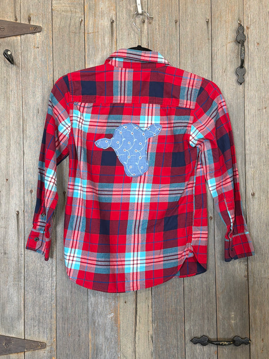 Youth M Gap Kids Button Up America 250 Calf Head