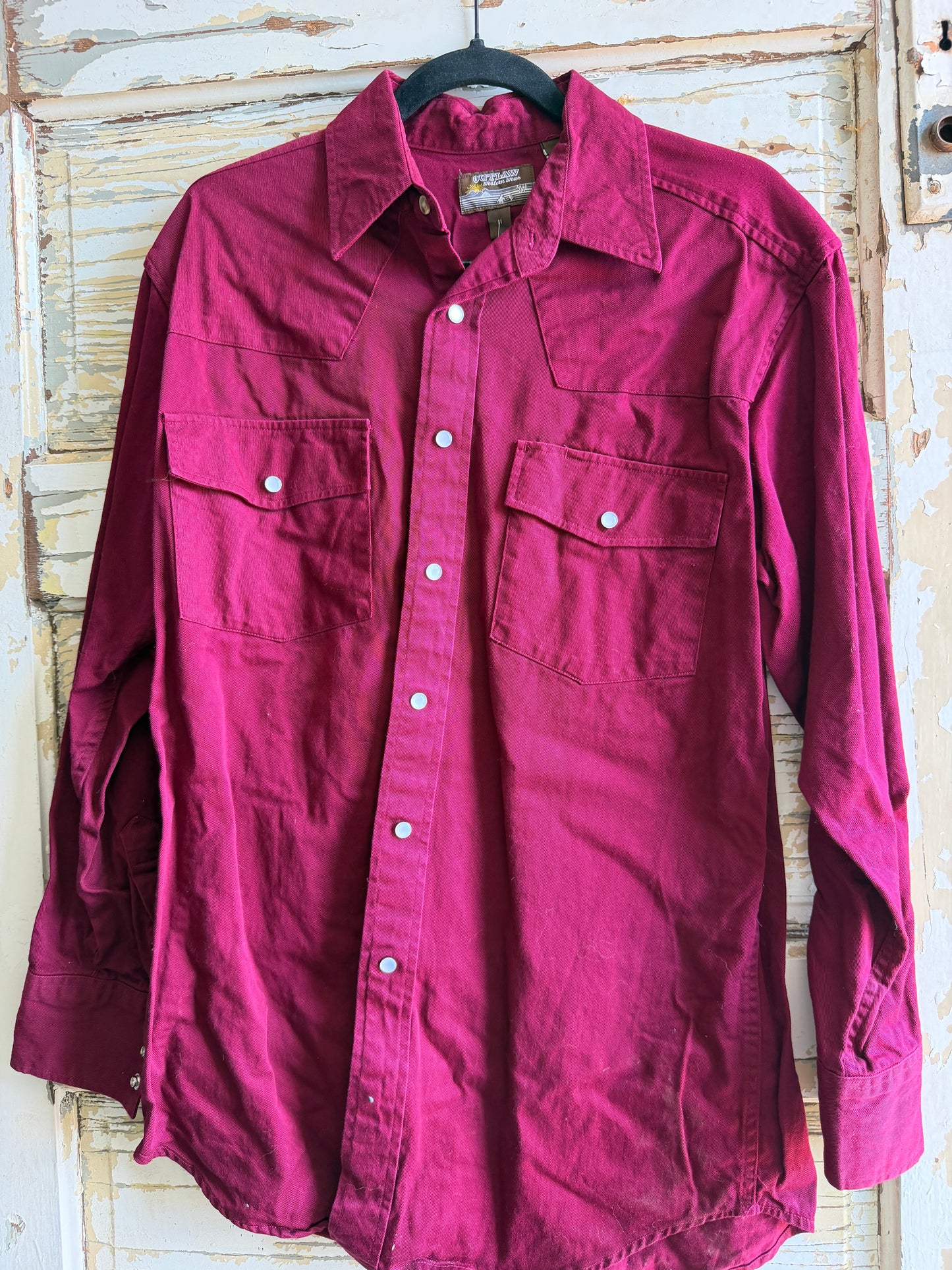 Vintage Maroon Shirt -M