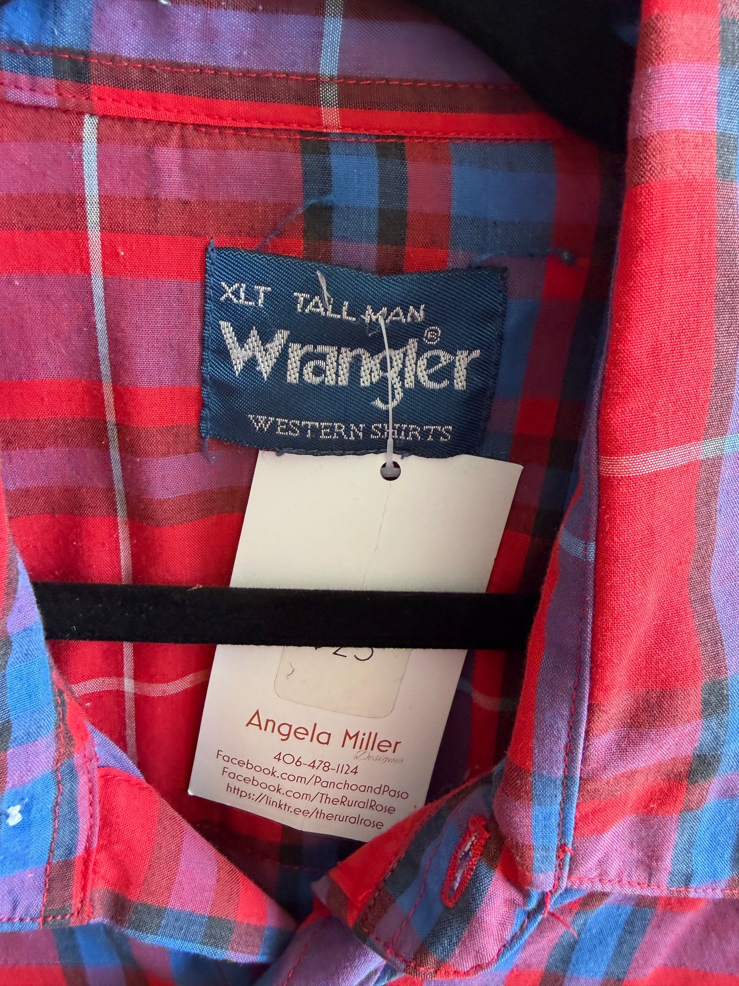 Tall Shirt- could be a dress! XL Wrangler