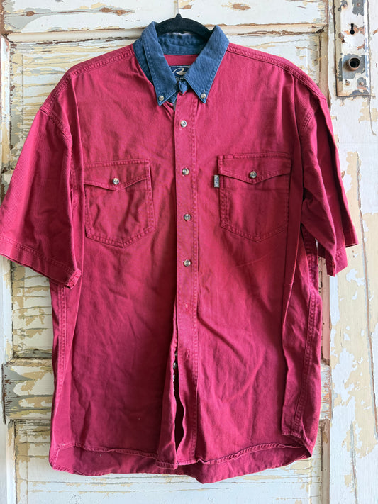 Short Sleeve Roper Vintage - Large