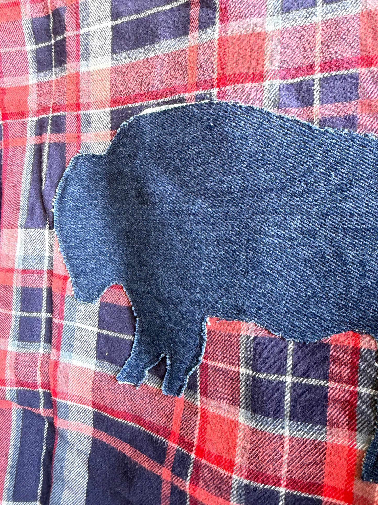 Flannel with Denim Buffalo - 3xL