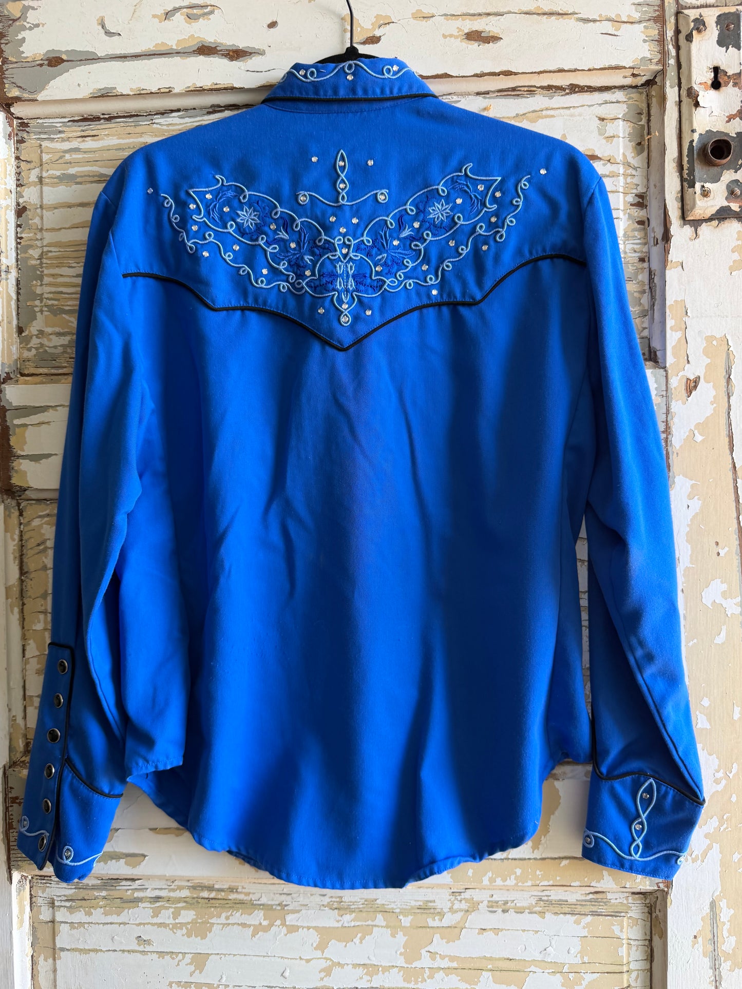Vintage Scully Blue Shirt - M