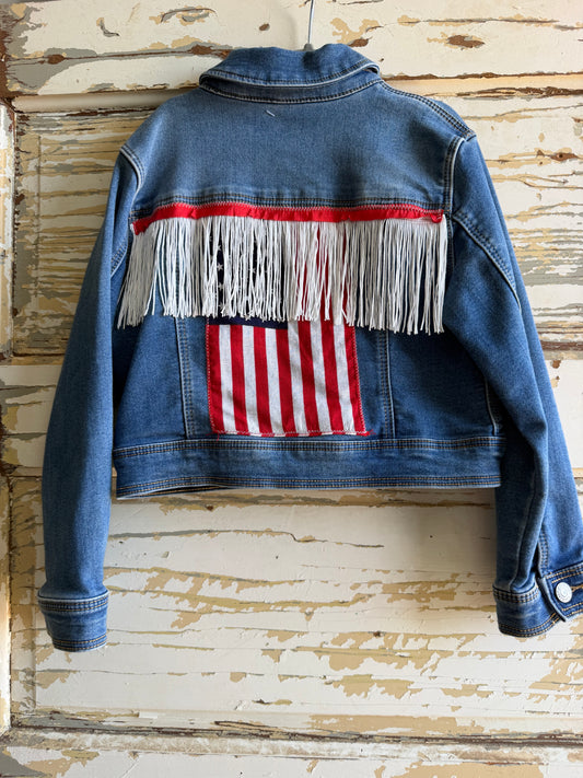Flag Fringe Jacket - youth XL
