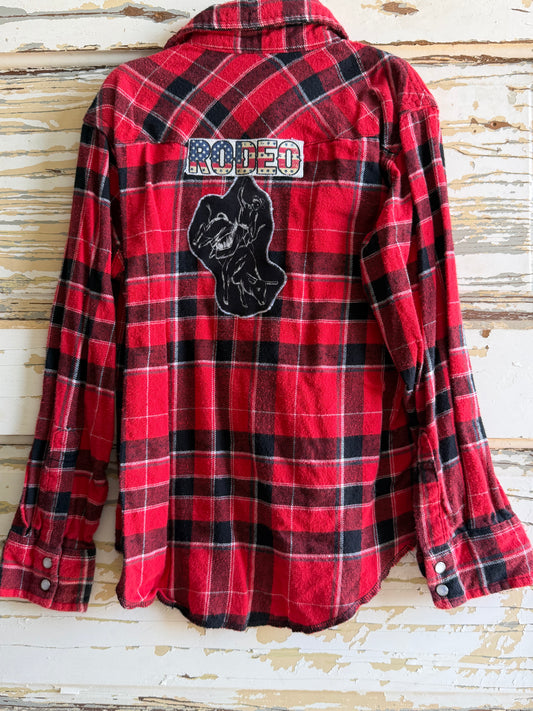 Rodeo Flannel Wrangler youth M