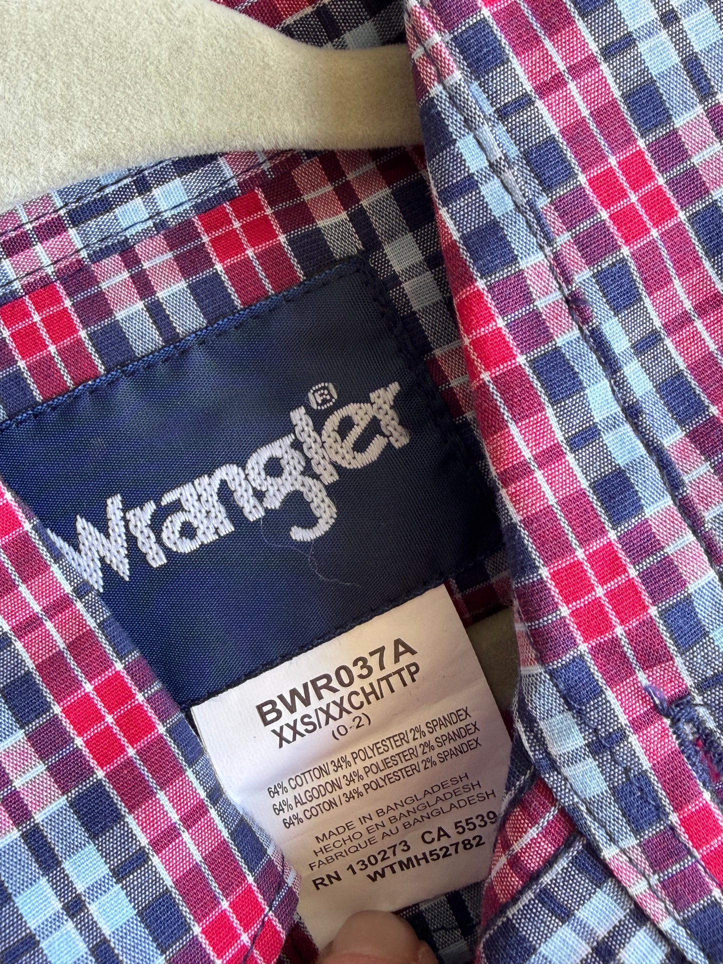 Big Sky Ranch Rodeo Finals Wrangler Snap Shirt- XXS (0-2)