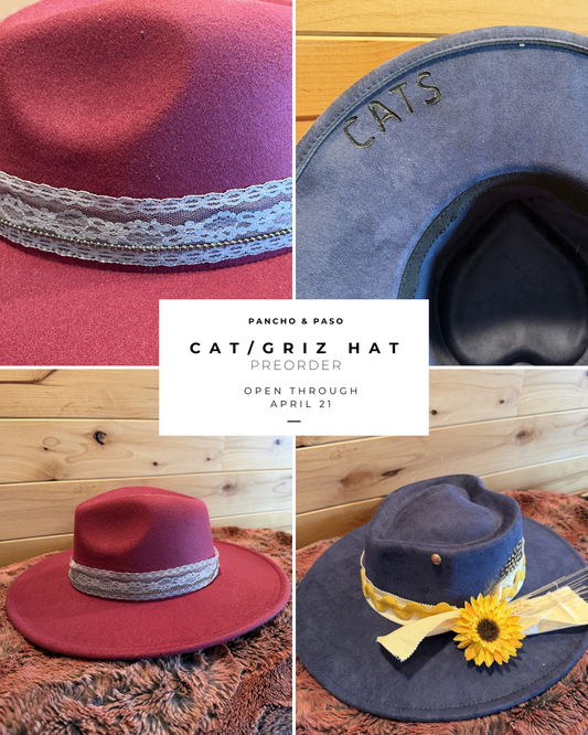 Cat/Griz Custom Hat Preorder